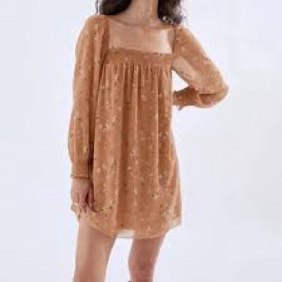 Wilfred Aritzia Alana floral babydoll dress Sz XXS - Picture 1 of 8